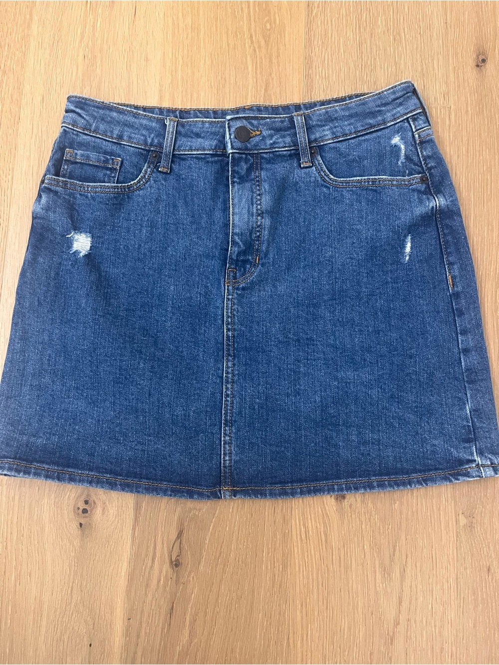Old Navy Blue Denim Mini Skirt